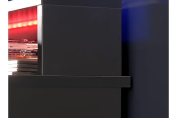 Bays Gaming Skrivbord 160 cm med Förvaring 2 Hyllor - Svart - Möbler - Bord & matgrupp - Kontorsbord - Skrivbord