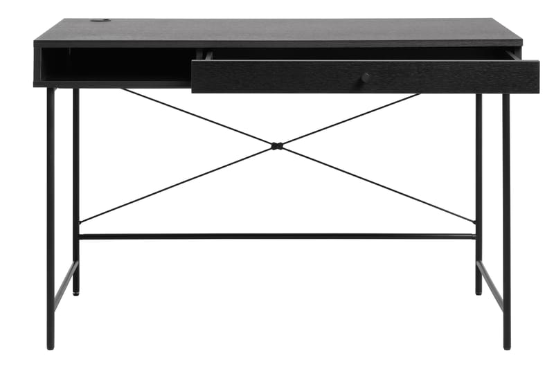 Skrivbord Benzem 120 cm - Svart - Skrivbord - Datorbord