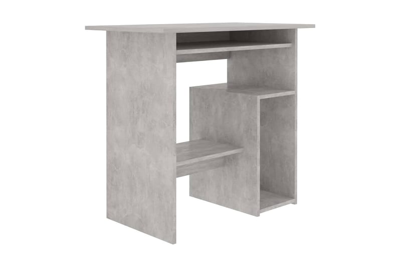 Skrivbord betonggrå 80x45x74 cm spånskiva - Grå - Skrivbord - Datorbord