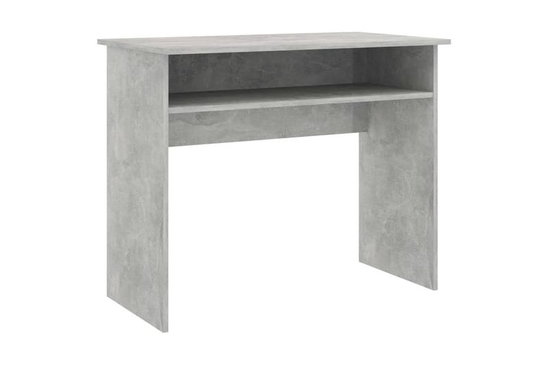 Skrivbord betonggrå 90x50x74 cm spånskiva - Grå - Skrivbord - Datorbord