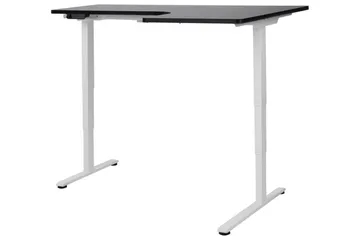 Bina Skrivbord 109x160 cm - Svart/Vit - Möbler - Bord & matgrupp - Kontorsbord - Skrivbord