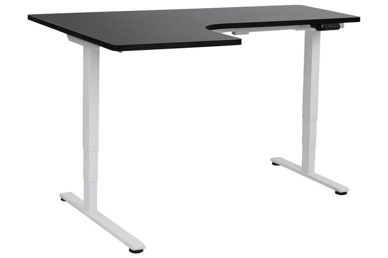 Bina Skrivbord 109x160 cm, Svart/Vit