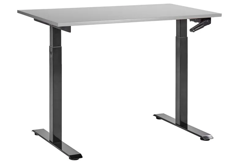 Bina Skrivbord 72x120 cm, Grå/Svart