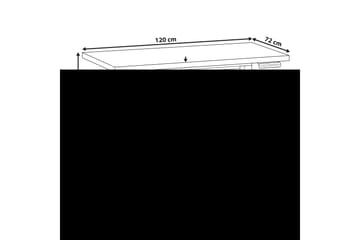 Bina Skrivbord 72x120 cm - Grå/Vit - Möbler - Bord & matgrupp - Kontorsbord - Skrivbord