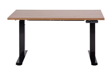 Bina Skrivbord 72x120 cm - Mörkt trä/Svart - Möbler - Bord & matgrupp - Kontorsbord - Skrivbord