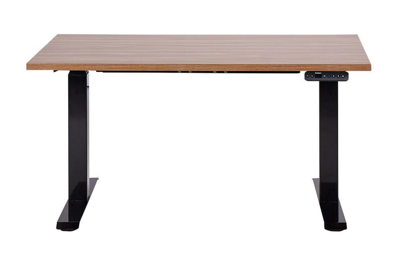 Bina Skrivbord 72x120 cm - Mörkt trä/Svart - Möbler - Bord & matgrupp - Kontorsbord - Skrivbord