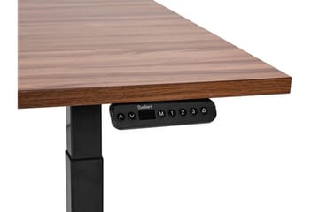 Bina Skrivbord 72x120 cm - Mörkt trä/Svart - Möbler - Bord & matgrupp - Kontorsbord - Skrivbord