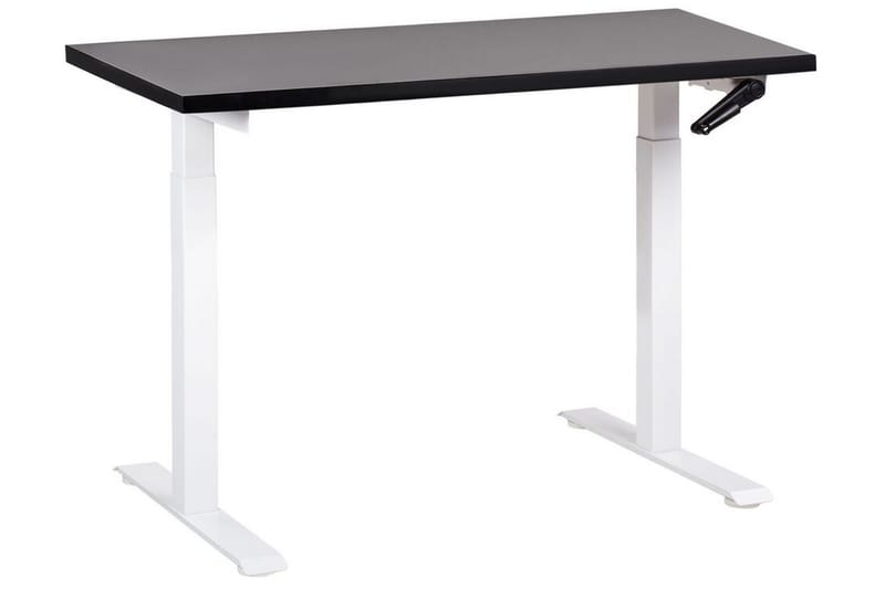 Bina Skrivbord 72x120 cm, Svart/Vit