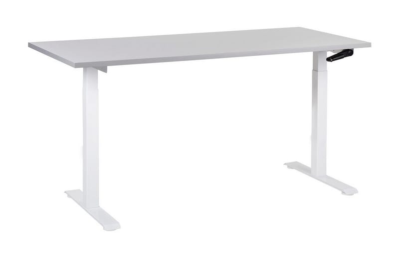 Bina Skrivbord 72x160 cm - Grå/Vit - Möbler - Bord & matgrupp - Kontorsbord - Skrivbord