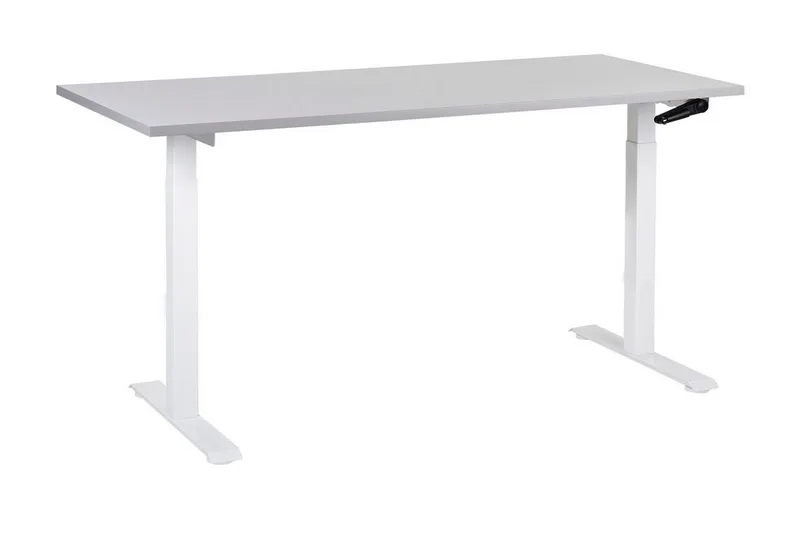 Bina Skrivbord 72x160 cm, Grå/Vit