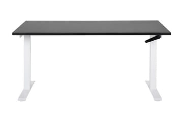 Bina Skrivbord 72x160 cm i Trä med Metallstativ - Svart|Vit - Möbler - Bord & matgrupp - Kontorsbord - Skrivbord
