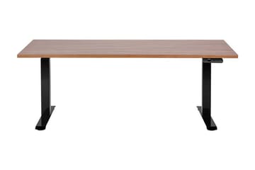 Bina Skrivbord 72x160 cm - Mörkt trä/Svart - Möbler - Bord & matgrupp - Kontorsbord - Skrivbord