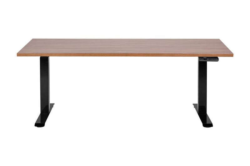 Bina Skrivbord 72x160 cm - Mörkt trä/Svart - Möbler - Bord & matgrupp - Kontorsbord - Skrivbord