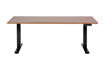 Bina Skrivbord 72x160 cm - Mörkt trä/Svart - Möbler - Bord & matgrupp - Kontorsbord - Skrivbord