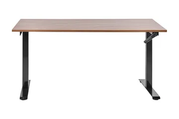 Bina Skrivbord 72x160 cm - Mörkt trä/Svart - Möbler - Bord & matgrupp - Kontorsbord - Skrivbord