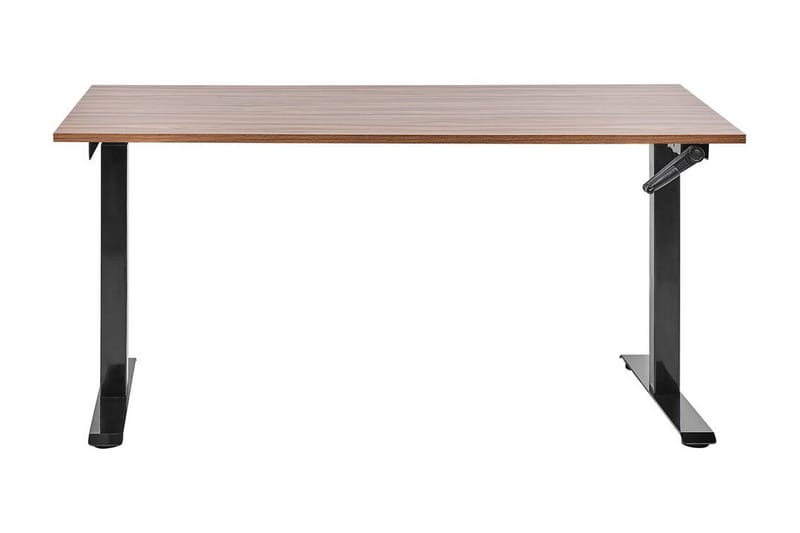 Bina Skrivbord 72x160 cm - Mörkt trä/Svart - Möbler - Bord & matgrupp - Kontorsbord - Skrivbord