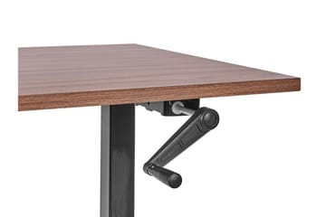 Bina Skrivbord 72x160 cm - Mörkt trä/Svart - Möbler - Bord & matgrupp - Kontorsbord - Skrivbord