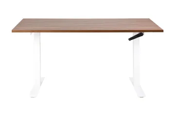 Bina Skrivbord 72x160 cm - Mörkt trä/Vit - Möbler - Bord & matgrupp - Kontorsbord - Skrivbord