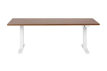 Bina Skrivbord 80x180 cm - Mörkt trä/Vit - Möbler - Bord & matgrupp - Kontorsbord - Skrivbord
