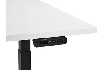 Bina Skrivbord 80x180 cm - Vit/Svart - Möbler - Bord & matgrupp - Kontorsbord - Skrivbord