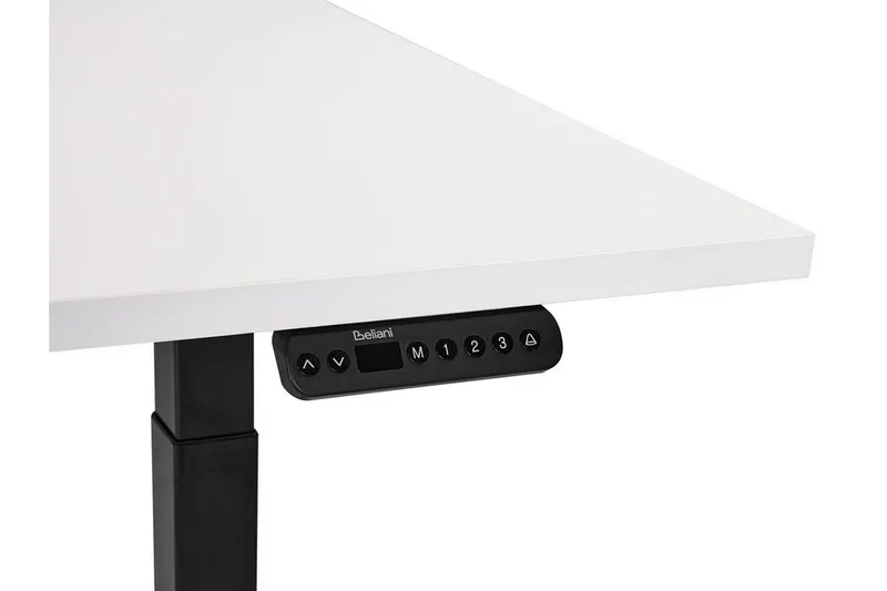 Bina Skrivbord 80x180 cm - Vit/Svart - Möbler - Bord & matgrupp - Kontorsbord - Skrivbord