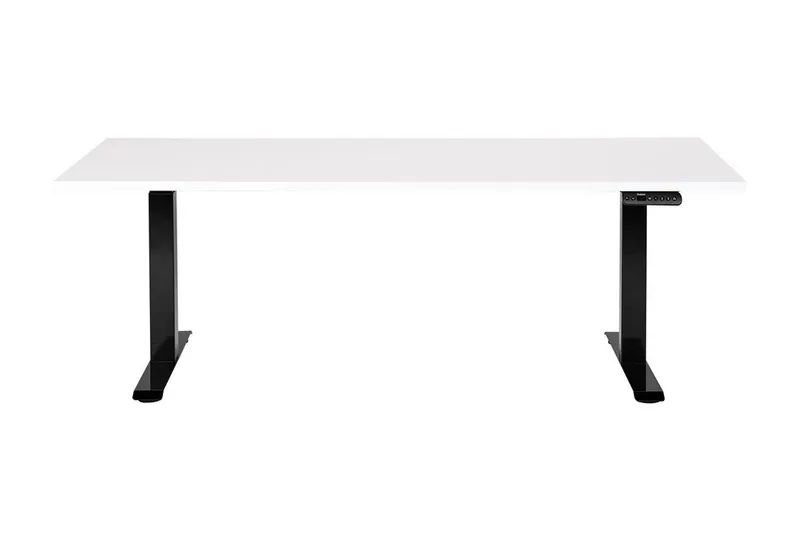 Bina Skrivbord 80x180 cm - Vit/Svart - Möbler - Bord & matgrupp - Kontorsbord - Skrivbord