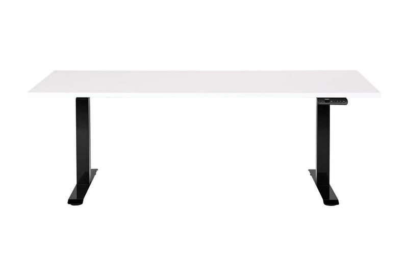 Bina Skrivbord 80x180 cm - Vit/Svart - Möbler - Bord & matgrupp - Kontorsbord - Skrivbord