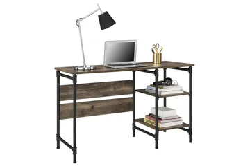 Bradford Skrivbord 120 cm Mörkbrun - Queer Eye - Möbler - Bord & matgrupp - Kontorsbord - Skrivbord