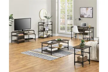 Bradford Skrivbord 120 cm Mörkbrun - Queer Eye - Möbler - Bord & matgrupp - Kontorsbord - Skrivbord