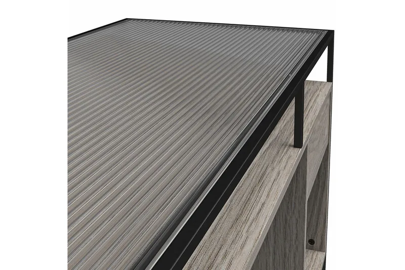 Bradford Skrivbord 141 cm Grå - Queer Eye - Möbler - Bord & matgrupp - Kontorsbord - Skrivbord