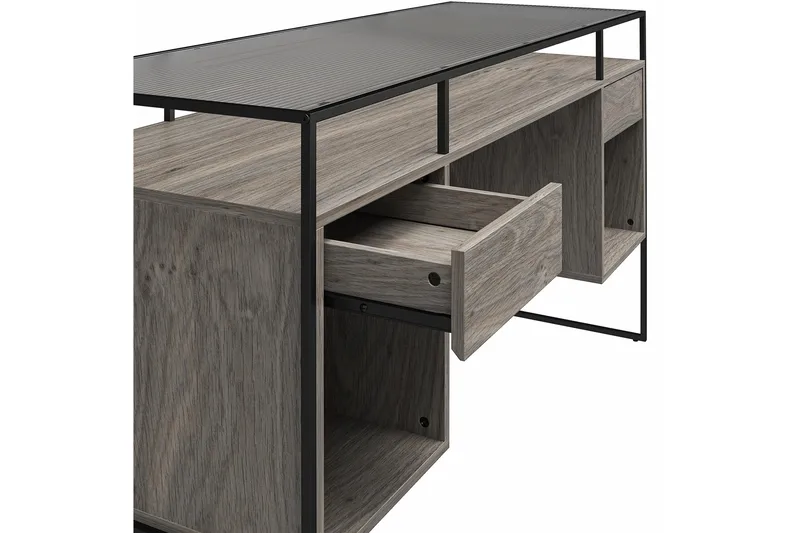 Bradford Skrivbord 141 cm Grå - Queer Eye - Möbler - Bord & matgrupp - Kontorsbord - Skrivbord