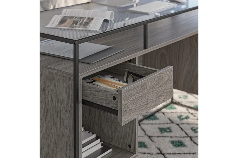 Bradford Skrivbord 141 cm Grå - Queer Eye - Möbler - Bord & matgrupp - Kontorsbord - Skrivbord