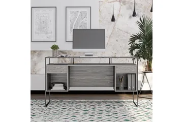 Bradford Skrivbord 141 cm Grå - Queer Eye - Möbler - Bord & matgrupp - Kontorsbord - Skrivbord