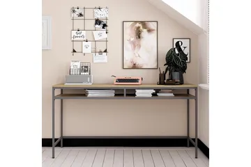 Bradford Skrivbord 153 cm Grå - Dorel Home - Möbler - Bord & matgrupp - Kontorsbord - Skrivbord