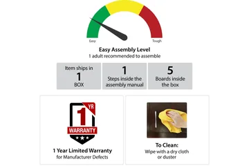 Brittany Skrivbord 121 cm Natur - Novogratz - Möbler - Bord & matgrupp - Kontorsbord - Skrivbord