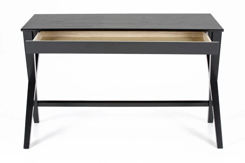 Brixer Skrivbord 120 cm med Förvaring Låda - Natur/Svart - Möbler - Bord & matgrupp - Kontorsbord - Skrivbord