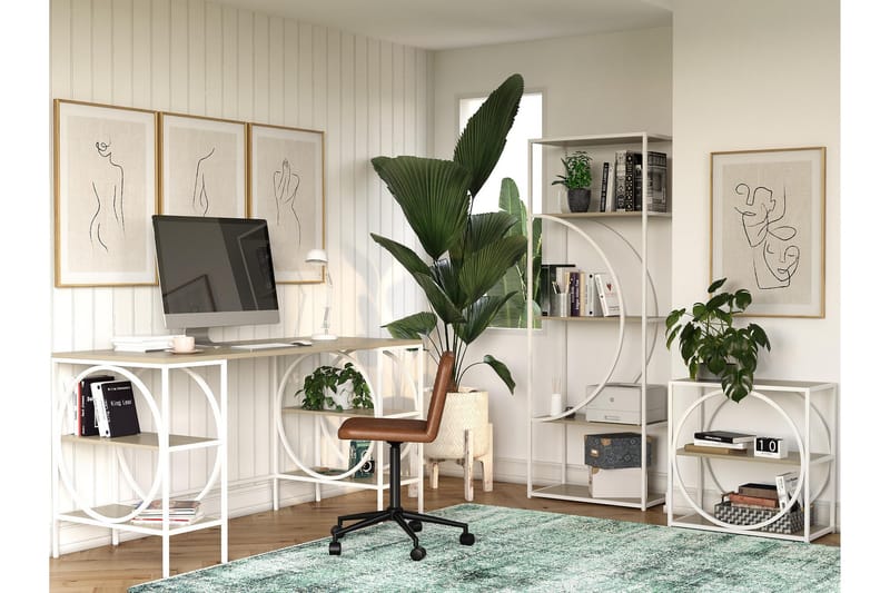 Cambridge Skrivbord 152 cm Brun - Dorel Home - Möbler - Bord & matgrupp - Kontorsbord - Skrivbord