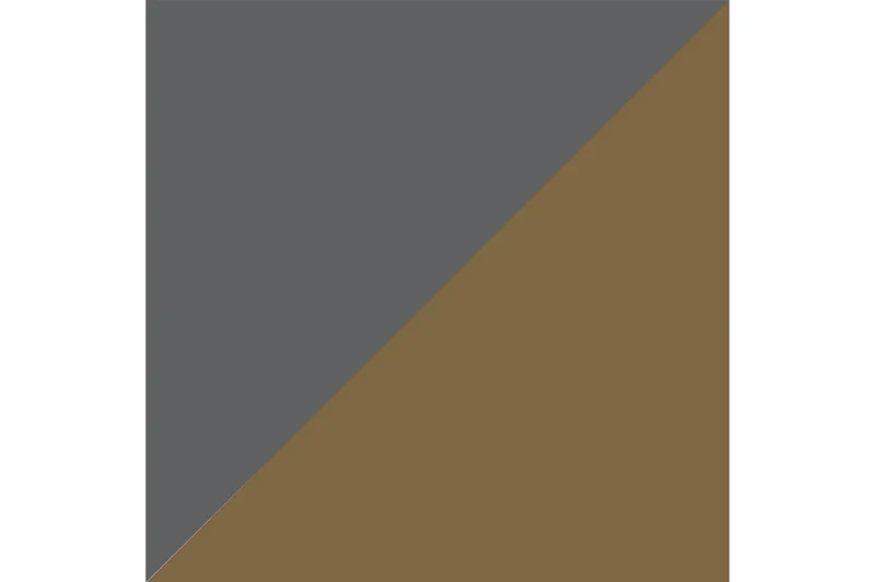 Camila Skrivbord 106 cm med Förvaring 2 Lådor Grafitgrå/Mäss - CosmoLiving - Möbler - Bord & matgrupp - Kontorsbord - Skrivbord