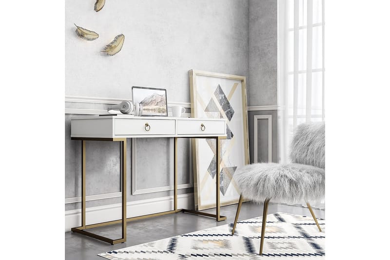 Camila Skrivbord 106 cm Vit - CosmoLiving - Möbler - Bord & matgrupp - Kontorsbord - Skrivbord