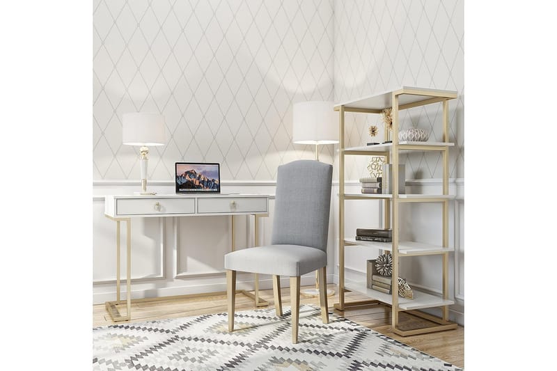 Camila Skrivbord 106 cm Vit - CosmoLiving - Möbler - Bord & matgrupp - Kontorsbord - Skrivbord