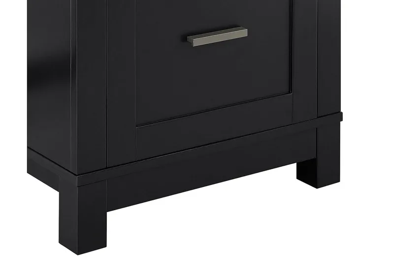 Carver Skrivbord 120 cm Svart - Dorel Home - Möbler - Bord & matgrupp - Kontorsbord - Skrivbord