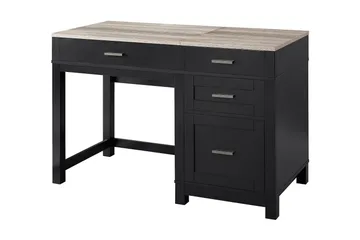 Carver Skrivbord 120 cm Svart - Dorel Home - Möbler - Bord & matgrupp - Kontorsbord - Skrivbord