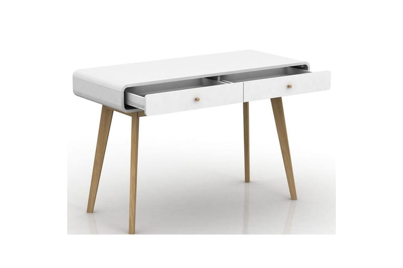 Skrivbord Cassie Vit/Vit - Vit/Vit - Möbler - Bord & matgrupp - Kontorsbord - Skrivbord