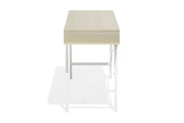 Clarita Skrivbord 120 cm med Förvaring Hylla + 2 Lådor - Trä/Natur - Möbler - Bord & matgrupp - Kontorsbord - Skrivbord