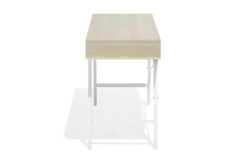 Clarita Skrivbord 120 cm med Förvaring Hylla + 2 Lådor - Trä/Natur - Möbler - Bord & matgrupp - Kontorsbord - Skrivbord