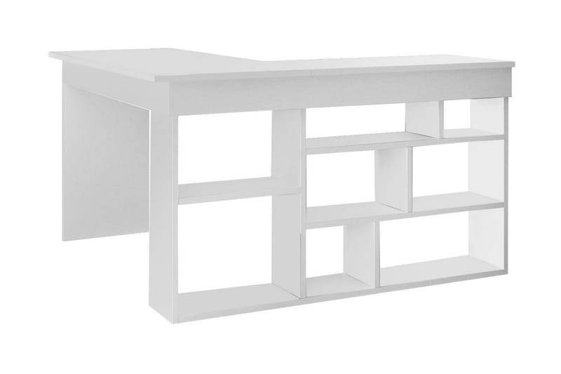 Dalran Skrivbord 129 cm, Vit