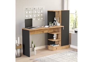 Dalran Skrivbord 152 cm - Natur/Svart - Möbler - Bord & matgrupp - Kontorsbord - Skrivbord