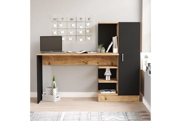 Dalran Skrivbord 152 cm - Natur/Svart - Möbler - Bord & matgrupp - Kontorsbord - Skrivbord