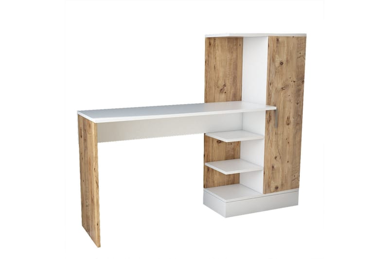 Dalran Skrivbord 152 cm - Natur/Vit - Möbler - Bord & matgrupp - Kontorsbord - Skrivbord