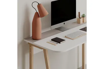 Dasina Skrivbord 120x75x120 cm - Ljusbrun - Möbler - Bord & matgrupp - Kontorsbord - Skrivbord